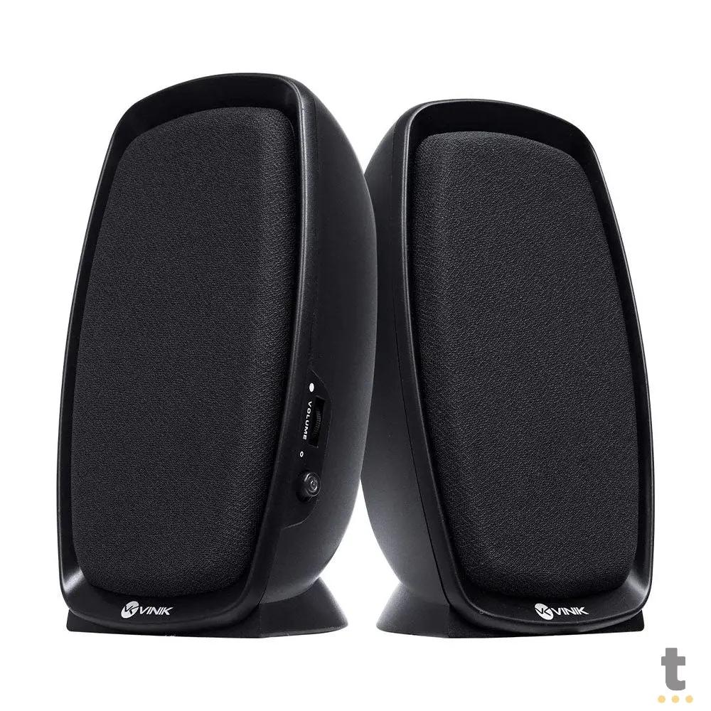 Caixa De Som 2.0 Vinik Practical 10W USB P2 Preta - CXPR10W Truedata